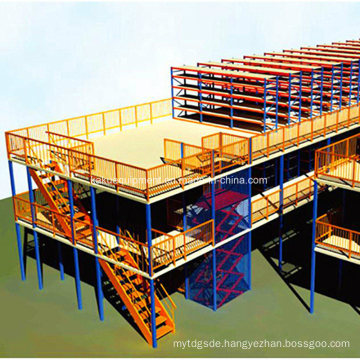 Stable and Economical Multi-Layer Mezzanine Shelf